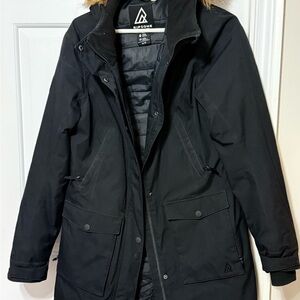 RipZone Women's Black Parka Jacket